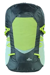 Рюкзак спортивний Crivit 30L з дощовиком та кріпленням для гідратора Сірий з жовтим