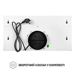 Витяжка телескопічна Perfelli TL 6212 WH 700 LED - мініатюра 9
