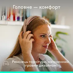 Навушники Logitech Zone Wired 2 USB Rose (981-001620) - мініатюра 5