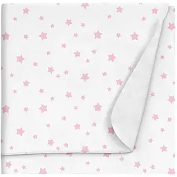 Пелюшки фланелеві Cosas Rose Stars 80х80 см (FlannelDiapers_StarRoseWhite_80x80)