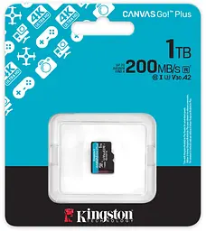 Карта пам'яті Kingston MicroSDXC 1TB Canvas Go! Plus class 10 UHS-I U3 V30 A2 (SDCG4/1TBSP) - мініатюра 3