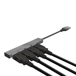 Концентратор Trust Halyx Aluminium 4-Port Mini USB Hub (23786_TRUST) - мініатюра 2