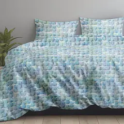 Комплект постільної білизни Home Line євро бязь Горох у штрих (187469)