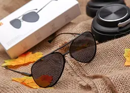 Окуляри Mijia Pilot Sunglasses UV400 (TYJ02TS DMU4053TY) Dark-Grey - мініатюра 5
