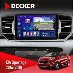 Штатна магнітола Kia Sportage 4 (QL) 2016-2018 CAN Decker D9-009 4x64, DSP, 4G, 2k Decker (НФ-00008259)