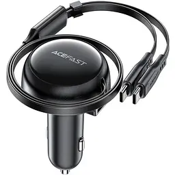 Автозаряджання 3xUSB 53W (2xUSB-C+USB-A) + cable USB-C 2in1 B13 Acefast