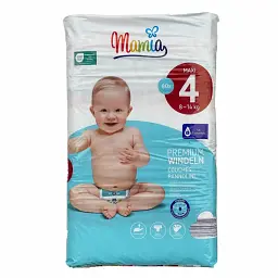 Підгузники Mamia Premium 4 (8-14 кг) 80 шт