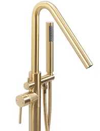 Змішувач для ванни Rea Aras brushed gold підлоговий REA-B2719, Золотий - мініатюра 3