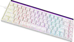 Клавіатура Ajazz NK68 Red Switch White USB-C (NK68-R-S-W) - мініатюра 4