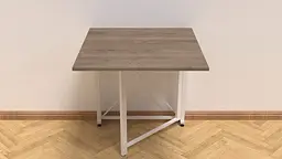 Стіл-книга трансформер Оріон 1 Ferrum-decor 750x810x730 Білий метал ДСП Дуб Сонома Трюфель 16 мм (FRD-104608) - мініатюра 6