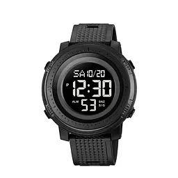 Чоловічий наручний годинник 2215BK Black Skmei acs0030142 - мініатюра 5