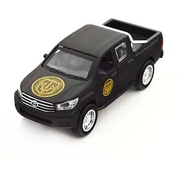 Автомодель "Шеврони Героїв" Toyota Hilux "Спартан" TechnoDrive KM6118 Чорний (6974465201859)