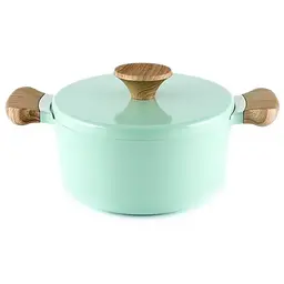 Каструля з кришкою Gipfel Elegant GP-0797 24 см 4.6 л бірюзова
