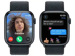 Смарт-годинник Apple Watch Series 9 GPS 45mm Midnight Aluminum Case w. Midnight S. Loop (MR9C3) - мініатюра 6