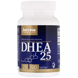 Дегідроепіандростерон Jarrow Formulas DHEA 25 мг 90 гелевих капсул