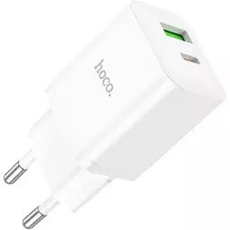 Мережевий зарядний пристрій Hoco N28 Founder 20W White [93097]