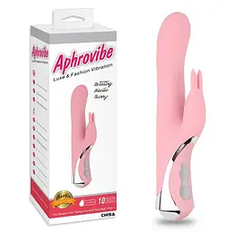 Вібратор-кролик Aphrovibe Rotating Missile Bunny 24 см світло-рожевий - мініатюра 5