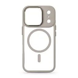 Чехол Apple iPhone 17 Pro, Unit MagSafe, серый, прозрачный, магсейф, противоударный, магнитный, панель-накладка с поддержкой MagSafe, с поддержкой беспроводной зарядки, TPU+PC, защита всего корпуса, ударопрочный, ArmorStandart (ARM86293)