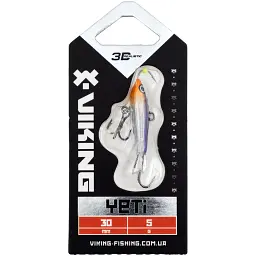 Балансир Viking Fishing Yeti Ice Jig 30mm 5.0g #20 Violet Anchovy - мініатюра 2