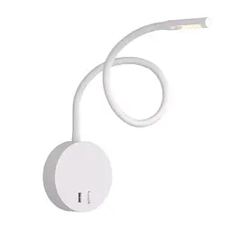 Бра|USB 5V 2,1A KLOODI DECO WA-LIANA 500 3K WH