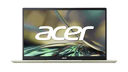 Ноутбук Acer Swift 3 SF314-512 14' FHD IPS, Intel i7-1260P, 16GB, F1TB, UMA, Lin, золотистий (NX.K7NEU.00J) - мініатюра 4