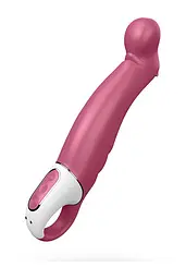 Вібратор Satisfyer Vibes Petting Hippo для точки G, 25.5х4.5 см рожевий - мініатюра 4