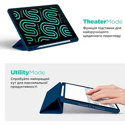 Чохол-книжка ArmorStandart Smart Fold Pen для Apple iPad 11 2025 (A16) / 10.9 2024 / 2022 Dark Blue (ARM74946) [133698] - мініатюра 5