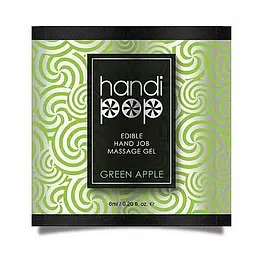 Смаковий гель Sensuva Handipop Green Apple для орально-мануальних ласк, 6 мл (яблуко)