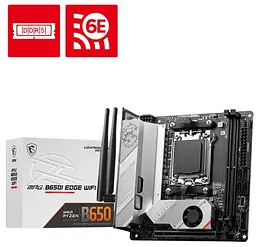 Материнська плата MSI MPG B650I EDGE WIFI (MPG B650I EDGE WIFI) (Socket AM5, AMD B650, Mini-ITX) Б/в - мініатюра 6