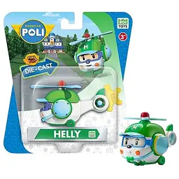 Колекційна машинка Roi Visual Робокар Хеллі Die Cast металева біло-зелена (MRT-0603) - мініатюра 4