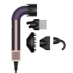 Фен для швидкого висушування з насадками Dyson Supersonic r Curly+Coily (Jasper Plum) професійний фен 1700 Вт Фіолетовий
