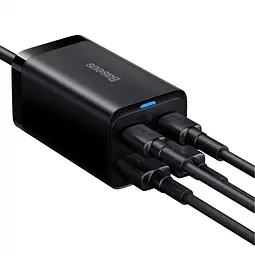 Зарядний пристрій Baseus GaN3 Pro Desktop Powerstrip AC+2U+2C 100 W PSZM000401 чорний - мініатюра 5