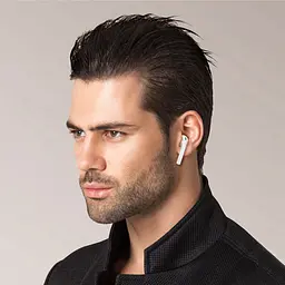 Bluetooth Стерео Гарнітура Borofone BW01 Plus, TWS, carbon version, BT5.1, 4h, 30mAh, 350mAh, Чорний - мініатюра 6