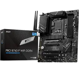 Материнська плата MSI B760-P Pro Wi-Fi DDR4 LGA 1700 (PRO B760-P WIFI DDR4)