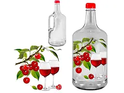 Бутиль FARGLASS 1,75л з кришкою