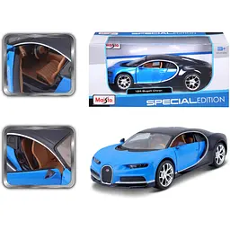 Ігрова автомодель Maisto Bugatti Chiron Blue 1:24 (31514 met. blue) - мініатюра 15