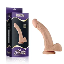 Фалоімітатор Lovetoy Real Extreme 22 см тілесний - мініатюра 7