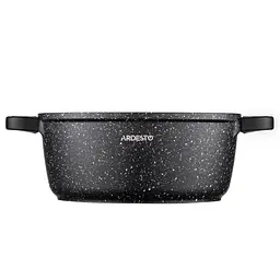 Каструля з кришкою Ardesto Gemini Anzio AR2430GE 22 см 3.1 л чорна - мініатюра 5
