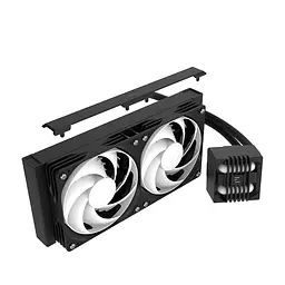 Zalman Система рідинного охолодження Alpha 2SE A24 ARGB, LGA1851, 1700, 1200, 115x, AM5, AM4, TDP 320W, чорний - мініатюра 2