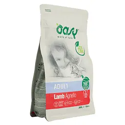 Сухий корм для котів Oasy Lifestage Adult з ягням 300 г - мініатюра 3