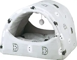 Лежак-печера для котів Trixie Cave Mimi сірий 42x35x35 см TX-36847