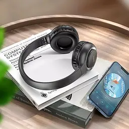 Бездротові навушники Hoco W41 Charm Bluetooth чорні - мініатюра 3