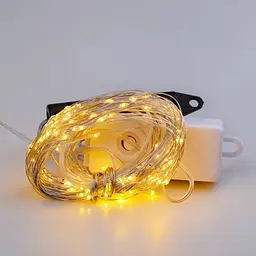 Гірлянда Кінський хвіст 600 LED 20 ниток довжина 3 метри, жовтий - мініатюра 8