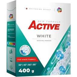 Порошок для прання Active White з ароматом свіжості 400 г