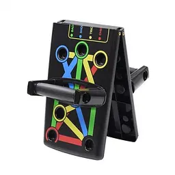Складна платформа для віджимань Push Up Rack Board MJ-040 Black - мініатюра 3