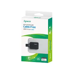 Портативний SSD Apacer AS714 1TB USB 3.2 Gen.2 Read/Write 1000MB/s Black (AP1TBAS714B-1) - мініатюра 4