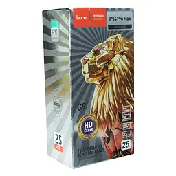 Захисне скло Hoco G9 Full Screen HD tempered Glass Apple iPhone 14 Pro Max 25 шт Black (29028_2067713) - мініатюра 2