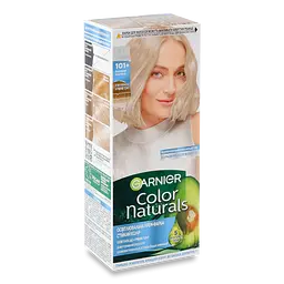 Крем-фарба для волосся Garnier Color Naturals Холодна платина №101+ освітлювальна - мініатюра 2