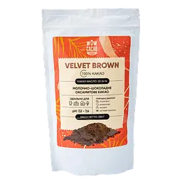 Какао-порошок 100% Какао WOW Cacao VELVET BROWN, 250 г