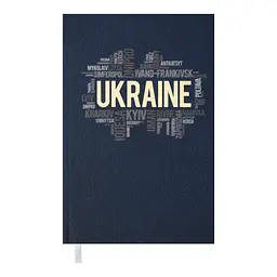 Щоденник недатований Buromax Ukraine A6 синій 288 стор. (BM.2609-03)